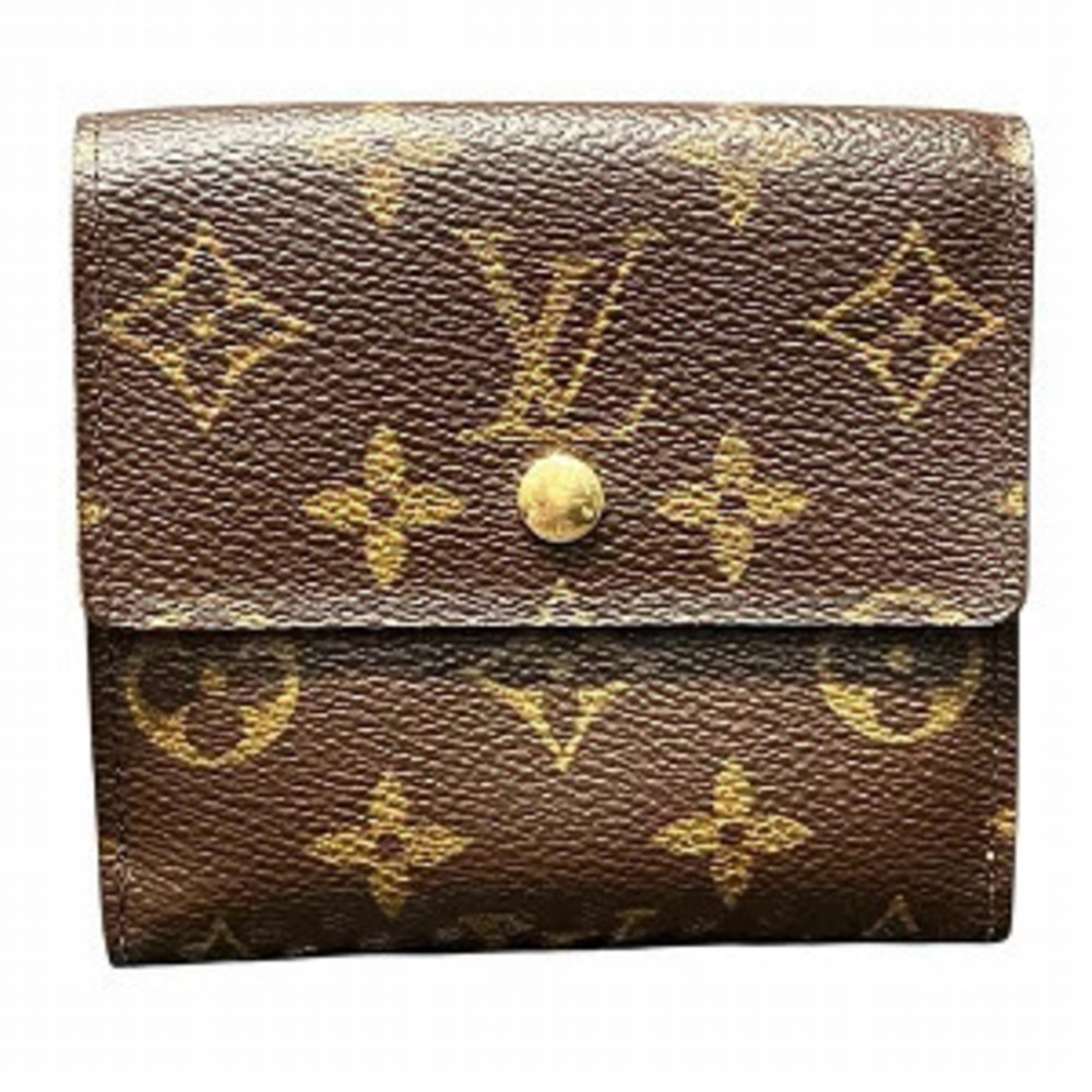 Louis Vuitton Monogram Portemonnaie Billet Carte Credit Tri fold Wallet